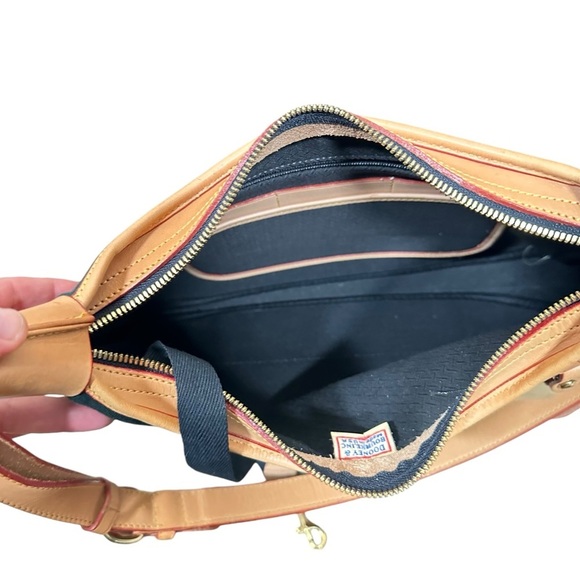 DOONEY & BOURKE Vintage Canvas Leather Trim Shoulder Purse - Picture 13 of 15